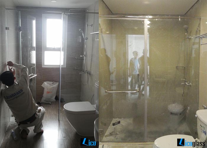  Thể hiện đẳng cấp với vách kính phòng tắm tại gia