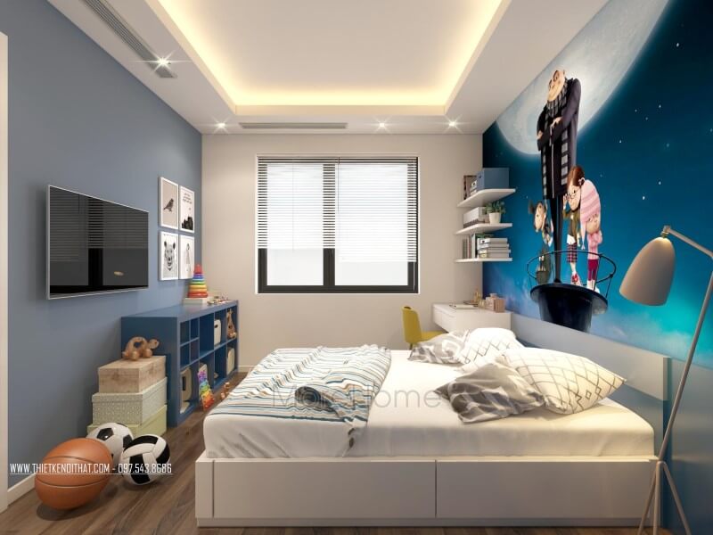 Giường ngủ chung cư hiện đại Giường ngủ chung cư hiện đại