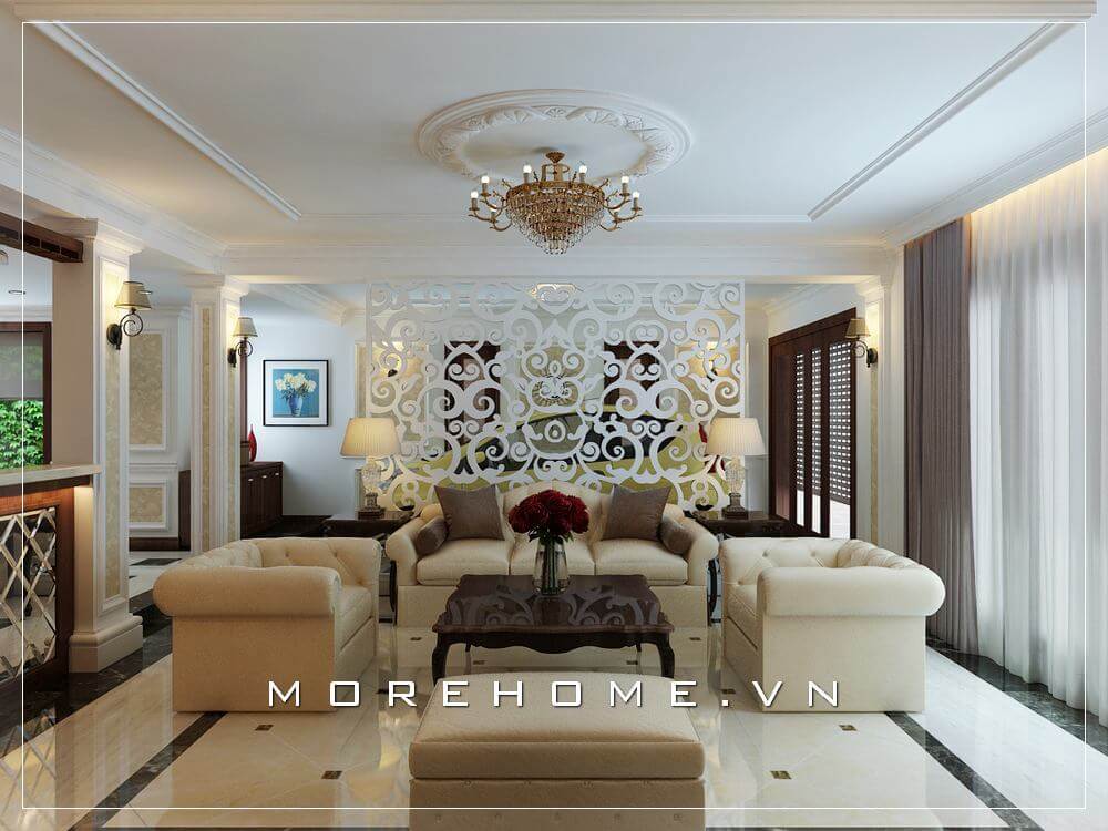 Sofa chung cư tân cổ điển Sofa chung cư tân cổ điển