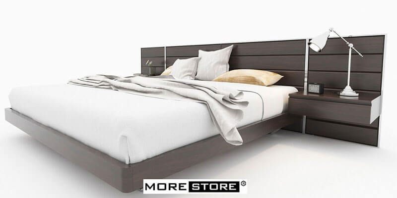 Giường ngủ gỗ công nghiệp MFC An Cường với kiểu dáng hiện đại phù hợp với phòng ngủ căn hộ chung cư-MHG 00013
