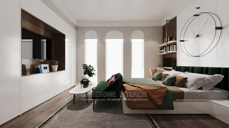 Say đắm với mẫu giường ngủ hiện đại sang trọng gỗ công nghiệp này