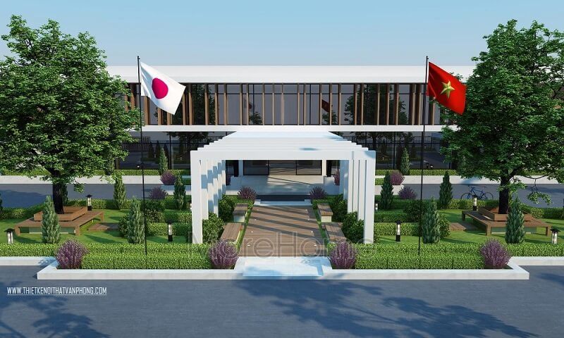 Tòa nhà văn phòng Bình Minh sử dụng kính cường lực mang đến vẻ đẹp hiện đại nên được ưu tiên hơn cả nhờ vào đặc điểm về cả thẩm mỹ và công năng